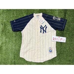 New York Yankees Thurman Munson Cooperstown mirage Jersey sz XL mlb baseball